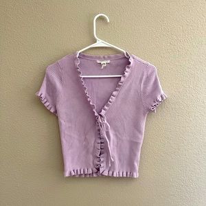 Lavender cardigan